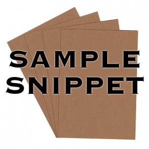 Sample Snippet, Colorset, 270gsm, Suede