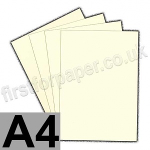 Clearance Coloured Card, 350gsm, A4, Warm White - 10 Sheets