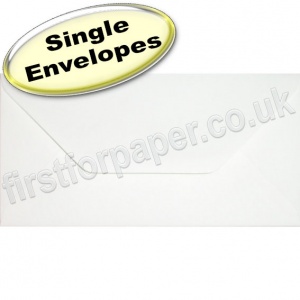 Anvil Hammer, Textured Greetings Card Envelope, DL (110 x 220mm), White