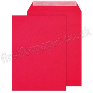 Calypso Colour Envelopes, Peel & Seal, C4 (324 x 229mm), Dark Red - Box of 250