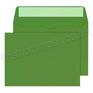 Calypso Colour Envelopes, Peel & Seal, C6 (114 x 162mm), Deep Green - Box of 500