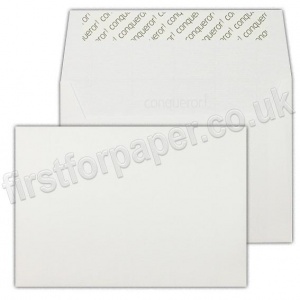 Conqueror Texture Laid Envelopes, C6 (114 x 162mm) High White - Box of 500