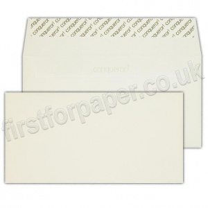 Conqueror Texture Laid Envelopes, DL (110 x 220mm) Cream - Box of 500