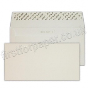 Conqueror Smooth Wove Envelopes, DL (110 x 220mm) Oyster - Box of 500