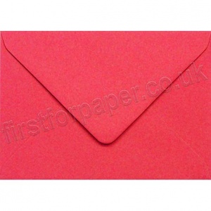 Colorset Recycled Gummed Envelopes, C6 (114 x 162mm) Bright Red