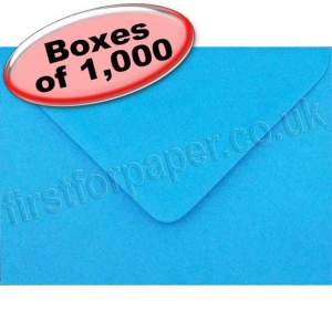 Spectrum Greetings Card Envelope, C6 (114 x 162mm), California Blue - 1,000 Envelopes