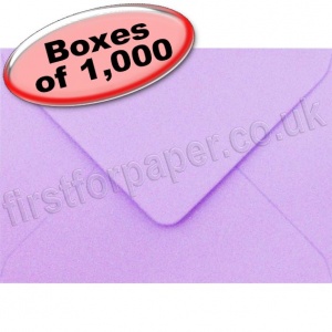 Spectrum Greetings Card Envelope, C6 (114 x 162mm), Lilac Heather - 1,000 Envelopes