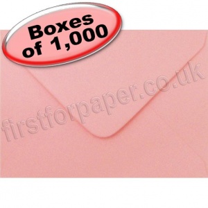 Spectrum Greetings Card Envelope, C6 (114 x 162mm), Pastel Pink - 1,000 Envelopes
