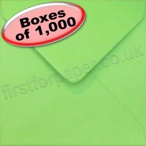 Spectrum Greetings Card Envelope, 130 x 130mm, Fern Green - 1,000 Envelopes
