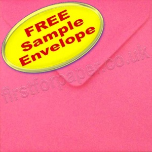 Sample Spectrum Envelope, 130 x 130mm, Fuchsia Pink