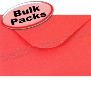 Spectrum Greetings Card Envelope, C5 (162 x 229mm), Poppy Red - 1,000 Envelopes