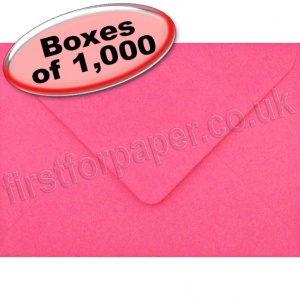Spectrum Greetings Card Envelope, C6 (114 x 162mm), Fuchsia Pink - 1,000 Envelopes
