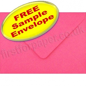 Sample Spectrum Envelope, C6, Fuchsia Pink