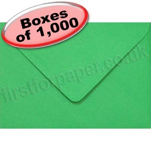 Spectrum Greetings Card Envelope, C6 (114 x 162mm), Xmas Green - 1,000 Envelopes