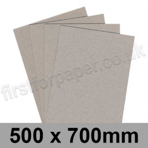Greyboard, 2000mic, 500 x 700mm - Pack of 44 sheets