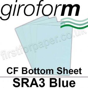 Giroform Carbonless NCR, CF80, Bottom Sheet, SRA3, 80gsm Blue - 500 Sheets