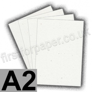 Harrier Speckled Card, 240gsm, A2, Natural White