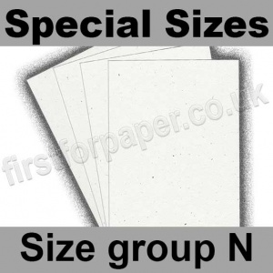 Harrier Speckled Paper, 100gsm, Special Sizes, (Size Group N), Natural White