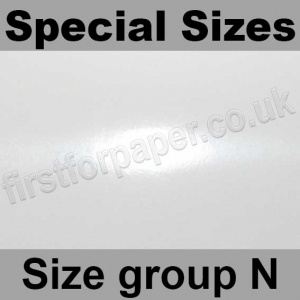 Mirralux, Cast Coated, Single Sided High Gloss, 250gsm, Special Sizes, (Size Group N), White