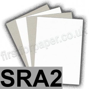 Optimum, Grey Backed White Lined Chipboard, 275gsm, SRA2