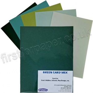 Pegasi, Green Card Mix, A4, 24 Sheets