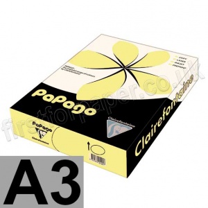 Papago, 80gsm, A3, Daffodil - 2,500 sheets