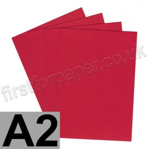 Rapid Colour Paper, 120gsm, A2, Blood Red