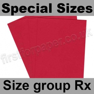 Rapid Colour Card, 160gsm, Special Sizes, (Size Group Rx), Blood Red