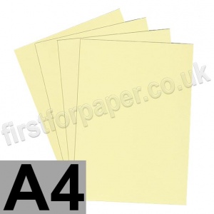 Rapid Colour Card, 160gsm,  A4, Bunting Yellow
