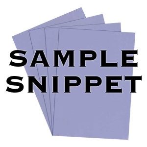 Sample Snippet, Rapid Colour, 120gsm, Carolina Blue
