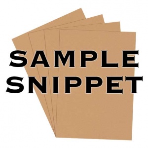 Sample Snippet, Rapid Colour, 115gsm, Cinnamon Brown