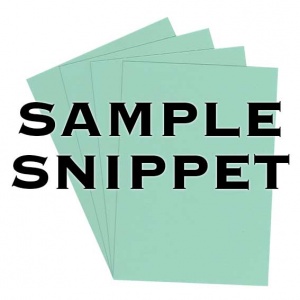 Sample Snippet, Rapid Colour, 240gsm, Lark Green