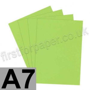 Rapid Colour Card, 160gsm, A7, Lime Green