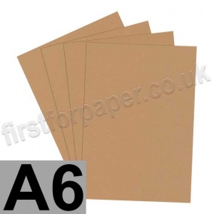 Rapid Colour Card, 225gsm, A6, Nougat Brown