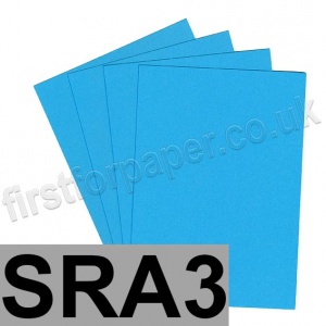 Rapid Colour Card, 225gsm,  SRA3, Peacock Blue