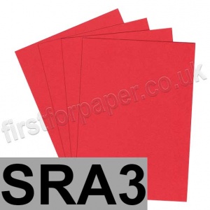 Rapid Colour Card, 225gsm, SRA3, Rouge Red