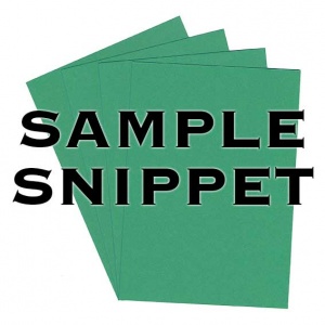 Sample Snippet, Rapid Colour, 120gsm, Sea Green
