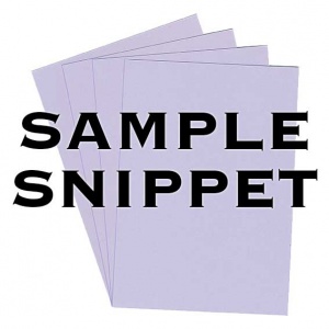 Sample Snippet, Rapid Colour, 160gsm, Skylark Violet