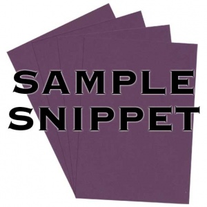 Sample Snippet, Rapid Colour, 170gsm, Wine