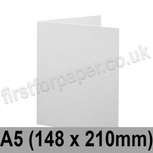 Brampton Felt Marked, Pre-Creased, Single Fold Cards, 280gsm, 148 x 210mm (A5), Extra White