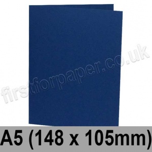 Colorset Recycled, Pre-creased, Single Fold Cards, 270gsm, 148 x 210mm (A5), Midnight