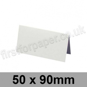 Conqueror Wove, Pre-creased, Place Cards, 300gsm, 50 x 90mm, Brilliant White
