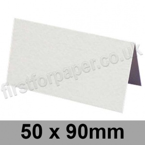 Cumulus, Pre-Creased, Place Cards, 350gsm, 50 x 90mm, White