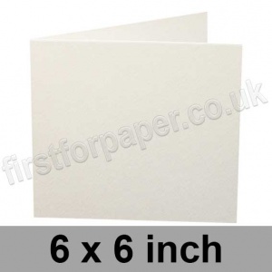 Cumulus, Pre-Creased, Single Fold Cards, 250gsm, 152mm (6 inch) Square, Natural