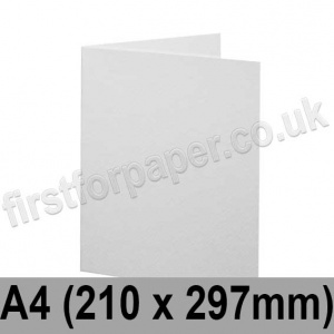 Cumulus, Pre-Creased, Single Fold Cards, 250gsm, 210 x 297mm (A4), White