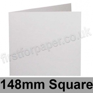Harrier Speckled, Pre-creased, Single Fold Cards, 240gsm, 148 x 148mm, Natural White
