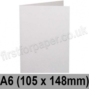 Harrier Speckled, Pre-creased, Single Fold Cards, 240gsm, 105 x 148mm (A6), Natural White