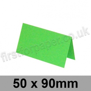 Rapid Colour, Pre-creased, Place Cards, 240gsm, 50 x 90mm, Harlequin Green