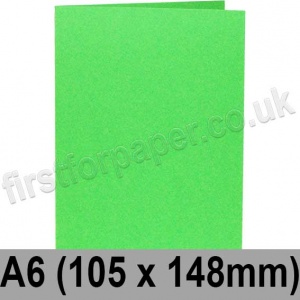 Rapid Colour, Pre-creased, Single Fold Cards, 240gsm, 105 x 148mm (A6), Harlequin Green