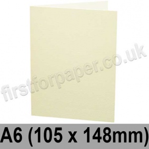 Rapid Colour, Pre-creased, Single Fold Cards, 240gsm, 105 x 148mm (A6), Light Cream